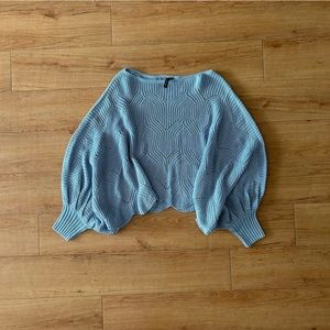 Moon & Madison Batwing Cropped Sweater